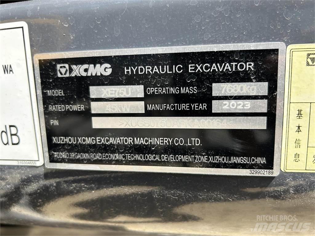 XCMG XE75U Εκσκαφείς με ερπύστριες
