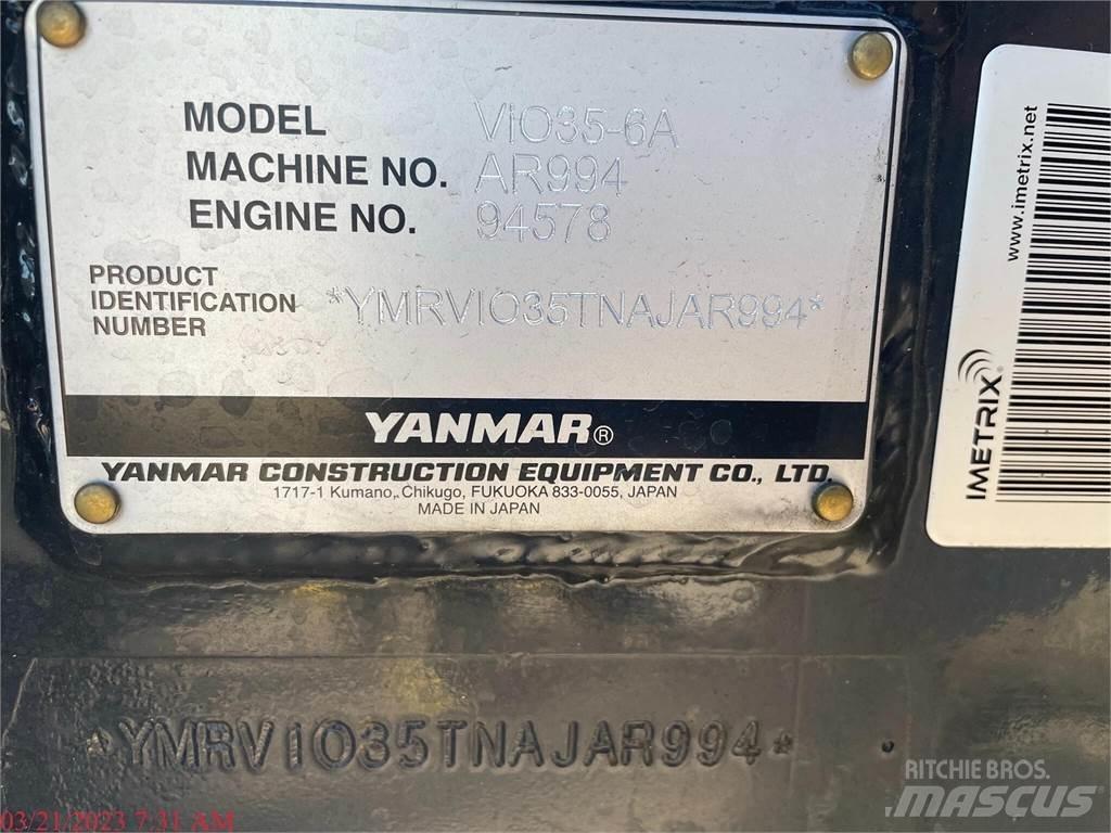 Yanmar VIO35-6A Εκσκαφάκι (διαβολάκι) < 7t