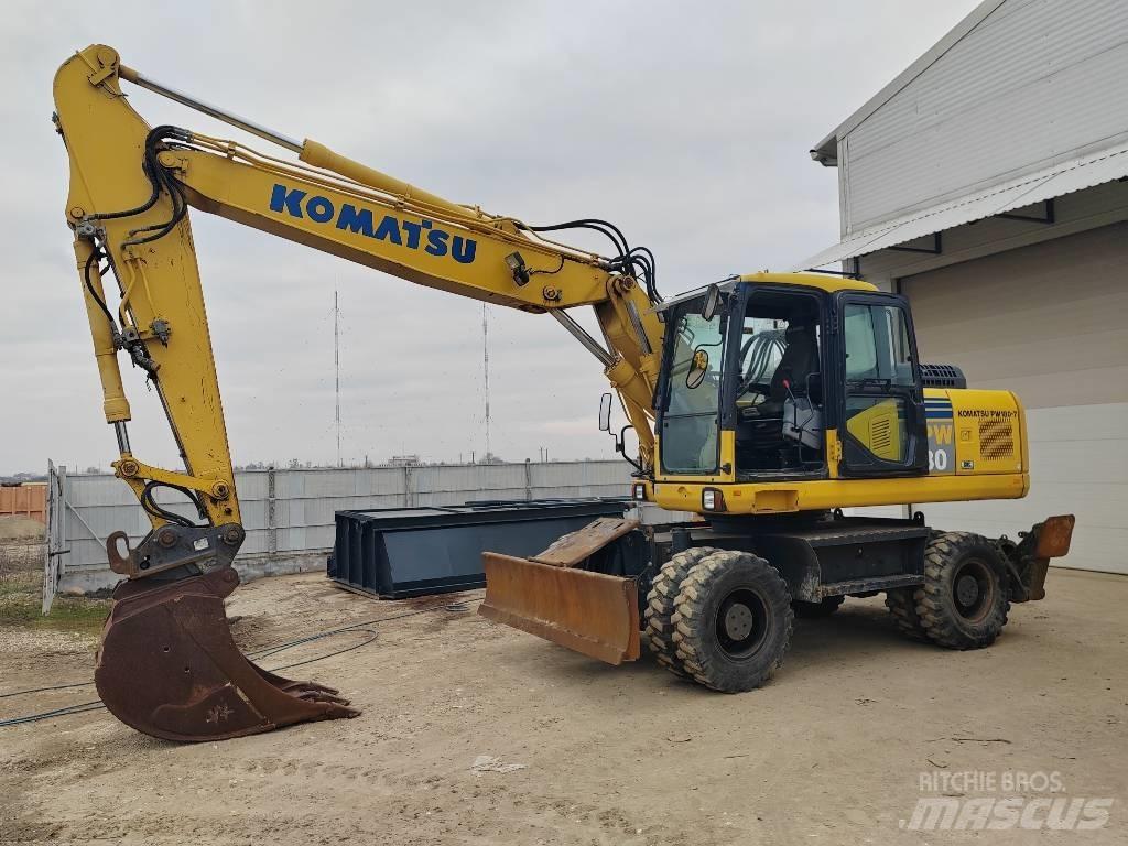 Komatsu PW 180-7EO Εκσκαφείς με τροχούς - λάστιχα