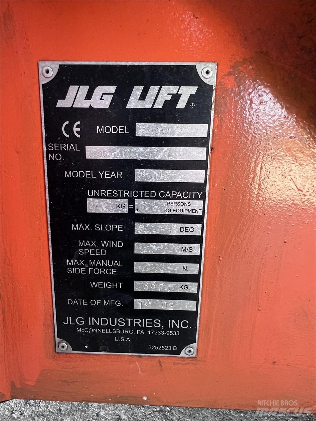 JLG E450 AJ Ανυψωτήρες με αρθρωτό βραχίονα
