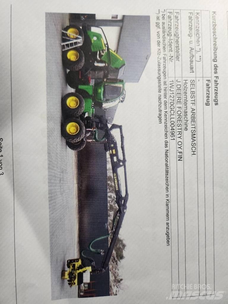 John Deere 1270 G Θεριζοαλωνιστικές μηχανές