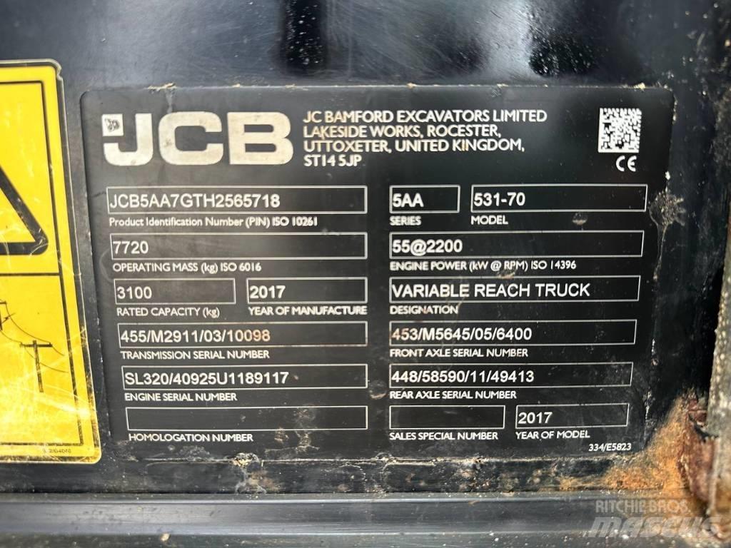 JCB 531-70 Τηλεσκοπικοί ανυψωτές