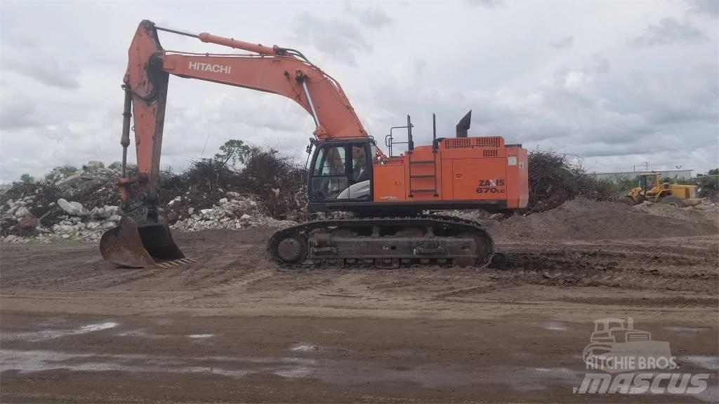 Hitachi ZX 670 Εκσκαφείς με ερπύστριες