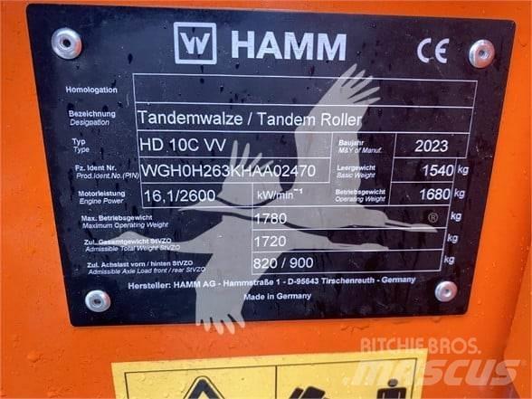 Hamm HD10CVV Οδοστρωτήρες μονού κυλίνδρου