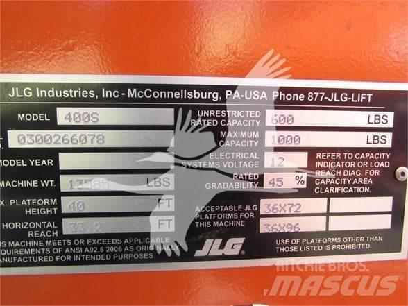 JLG 400S Ανυψωτήρες με τηλεσκοπικό βραχίονα