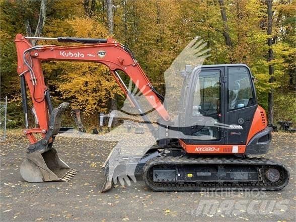 Kubota KX080-4 Εκσκαφείς με ερπύστριες