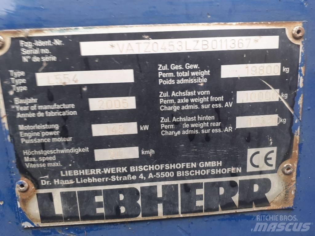 Liebherr L 554 Φορτωτές με λάστιχα (Τροχοφόροι)