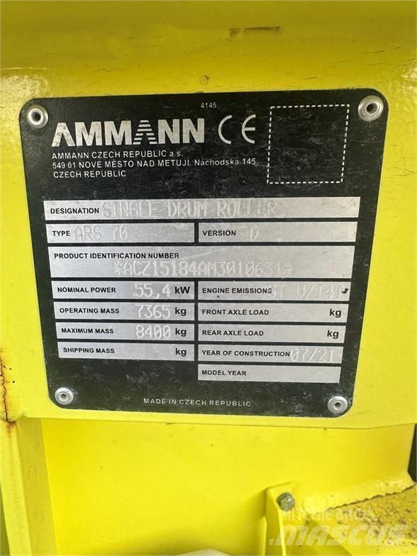 Ammann ARS70 Οδοστρωτήρες μονού κυλίνδρου