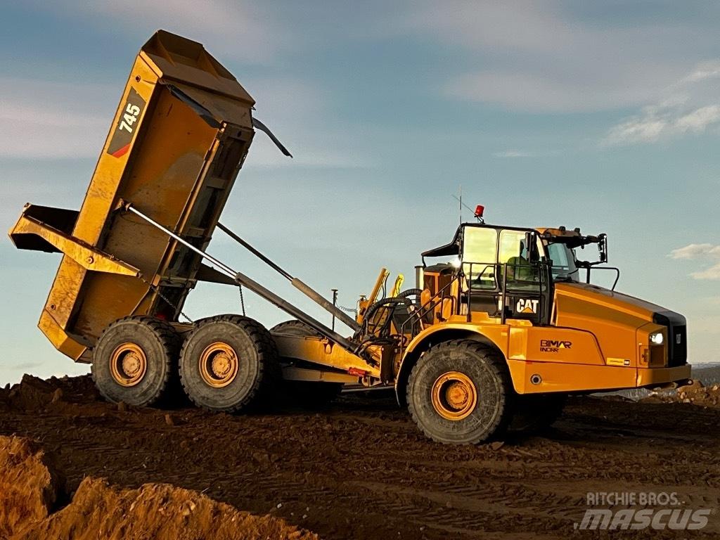 CAT 745 Σπαστό Dump Truck ADT