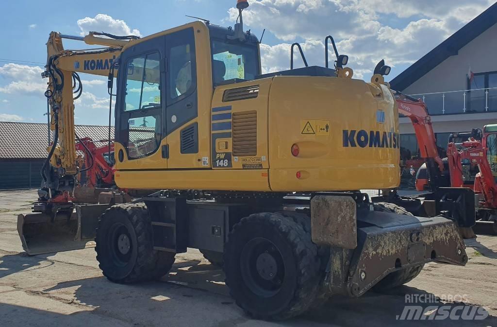 Komatsu PW148-10 Εκσκαφείς με τροχούς - λάστιχα