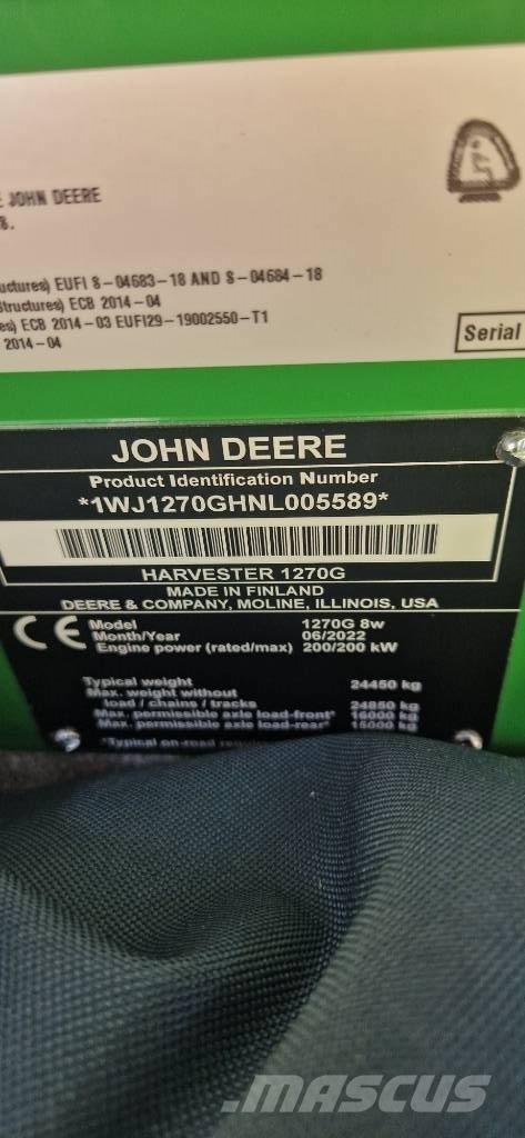 John Deere 1270 G Θεριζοαλωνιστικές μηχανές