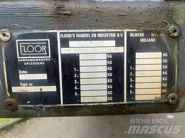 Floor FLO-12-28H Επίπεδες/πλευρικώς ανοιγόμενες ημιρυμούλκες