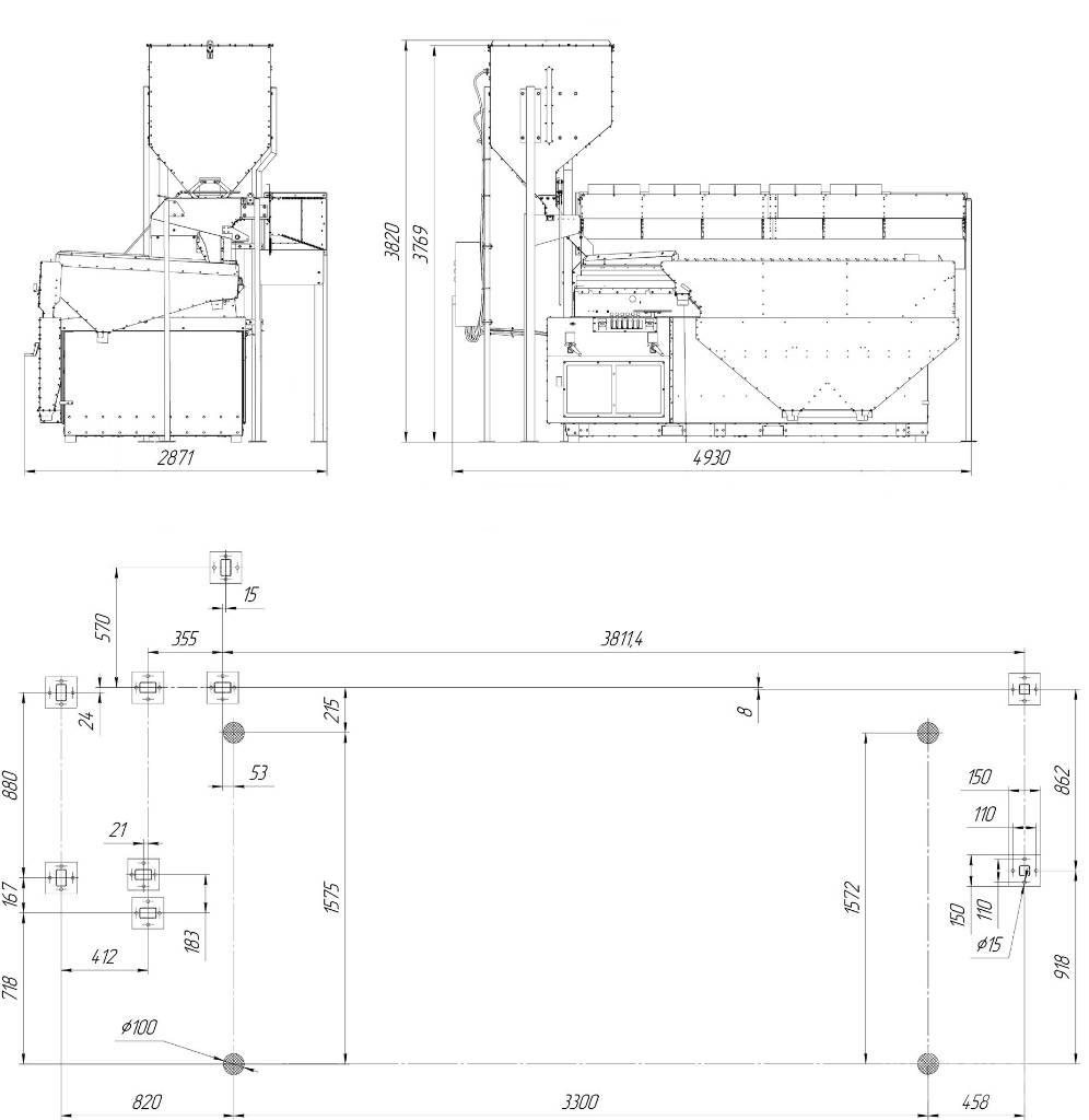  4 GRAIN MVS-10 Εξοπλισμός διαλογής