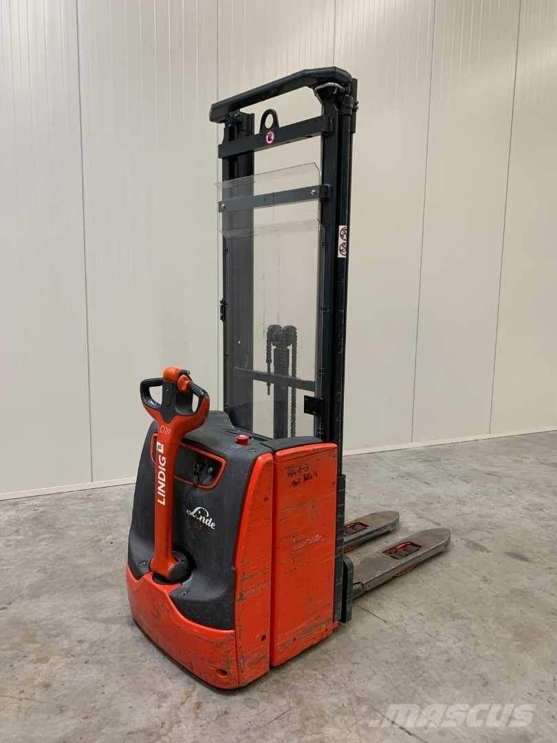 Linde L16I Παλετοφόρα πεζού χειριστή με ιστό