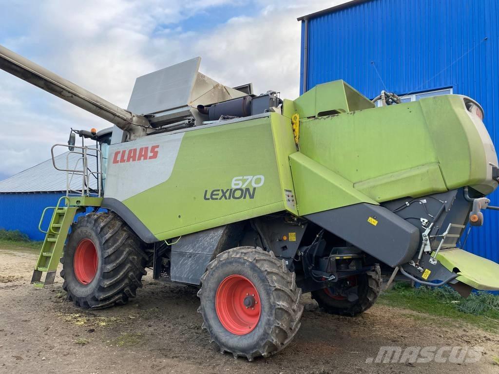 CLAAS Lexion 670 Θεριζοαλωνιστικές μηχανές