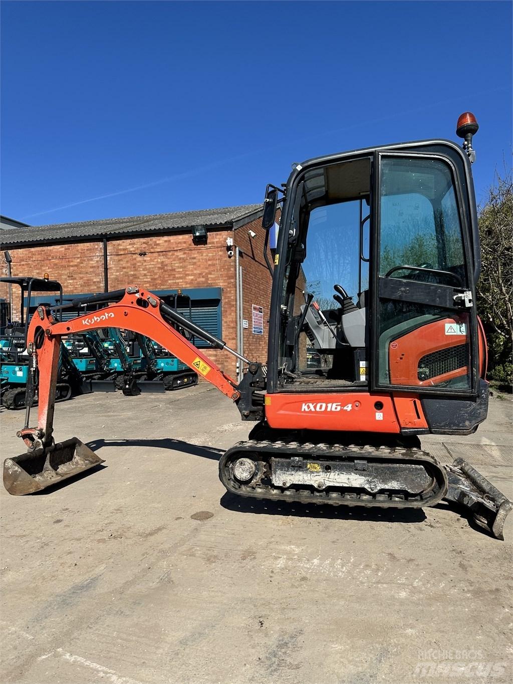 Kubota KX 016-4 Εκσκαφάκι (διαβολάκι) < 7t