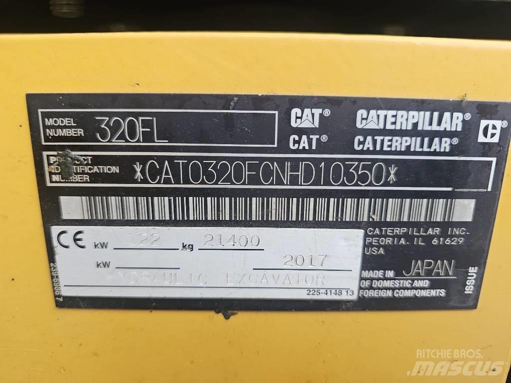 CAT 320FL Εκσκαφείς με ερπύστριες