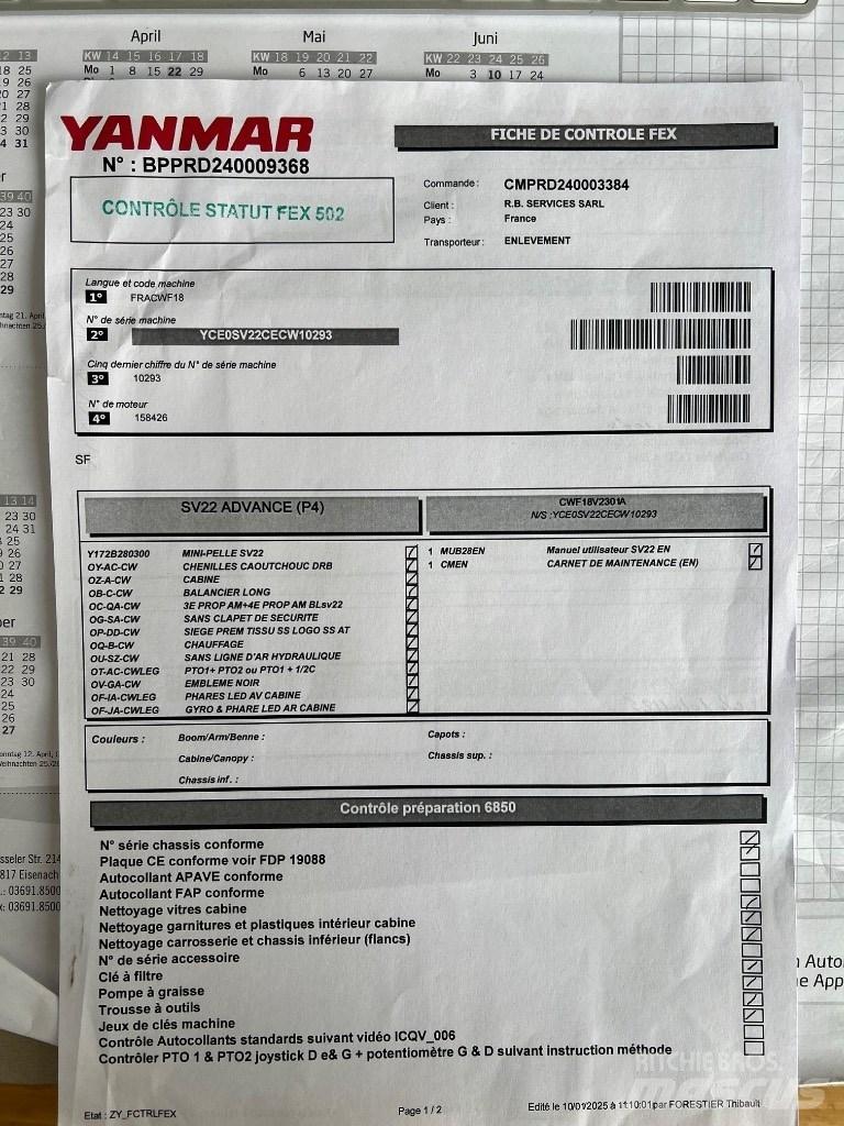 Yanmar SV 22 Εκσκαφάκι (διαβολάκι) < 7t