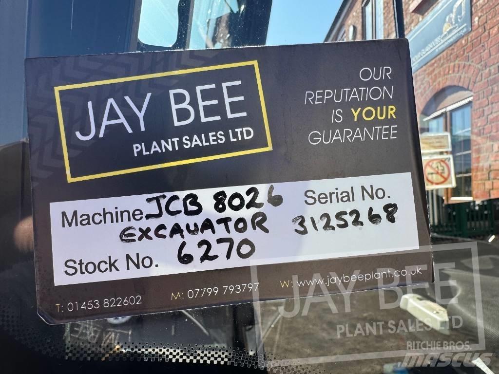 JCB 8026 CTS Εκσκαφάκι (διαβολάκι) < 7t