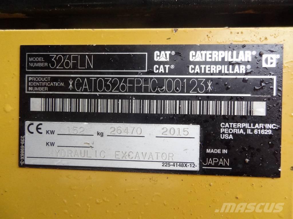 CAT 326 F Εκσκαφείς με ερπύστριες
