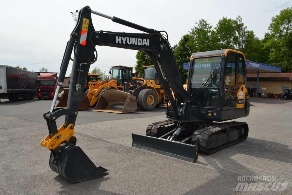 Hyundai HX 55 Εκσκαφάκι (διαβολάκι) < 7t