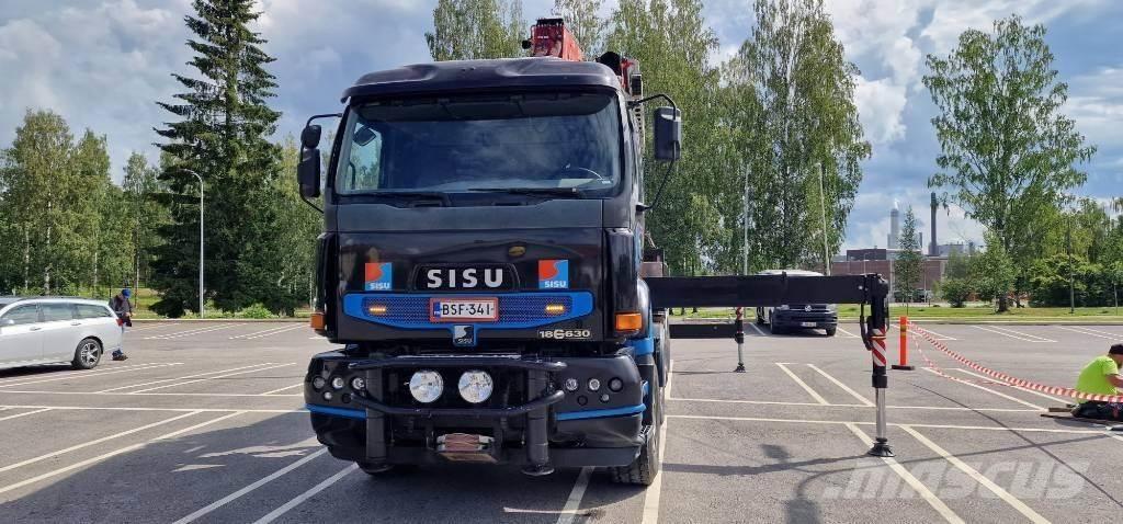 Sisu E18 630 Φορτηγά με Γερανό