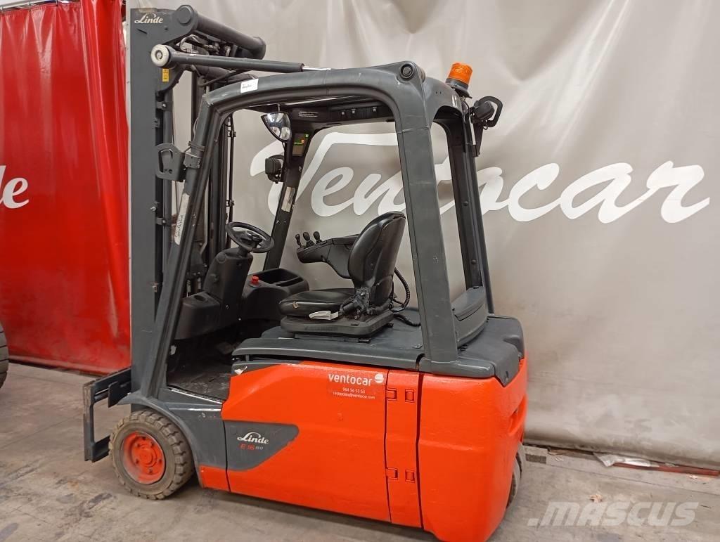 Linde E 16 Ηλεκτρικά περονοφόρα ανυψωτικά κλαρκ