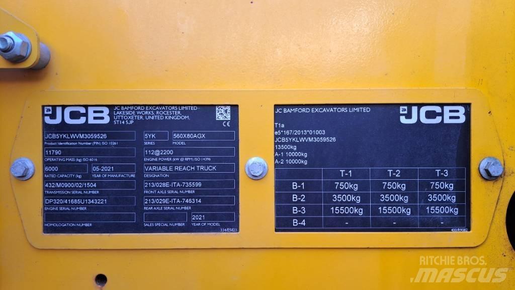 JCB 560-80 Agri Xtra Συστήματα τηλεχειρισμού για τη γεωργία