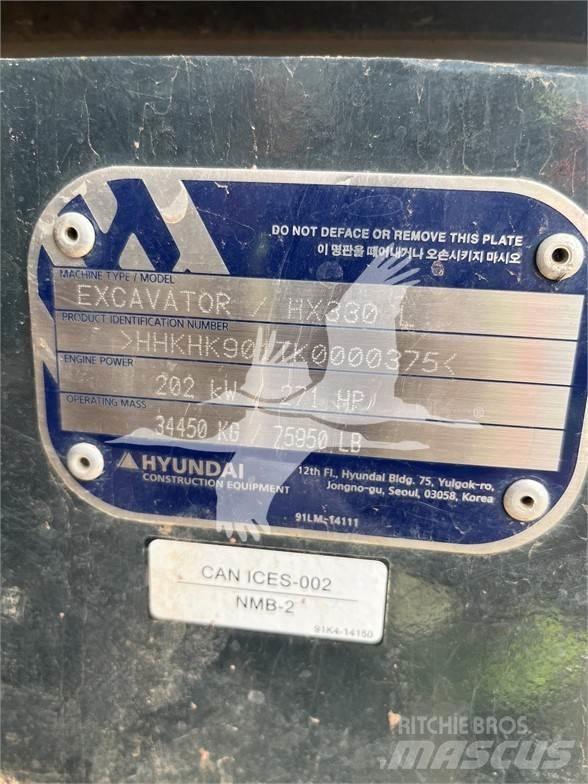 Hyundai HX330L Εκσκαφείς με ερπύστριες