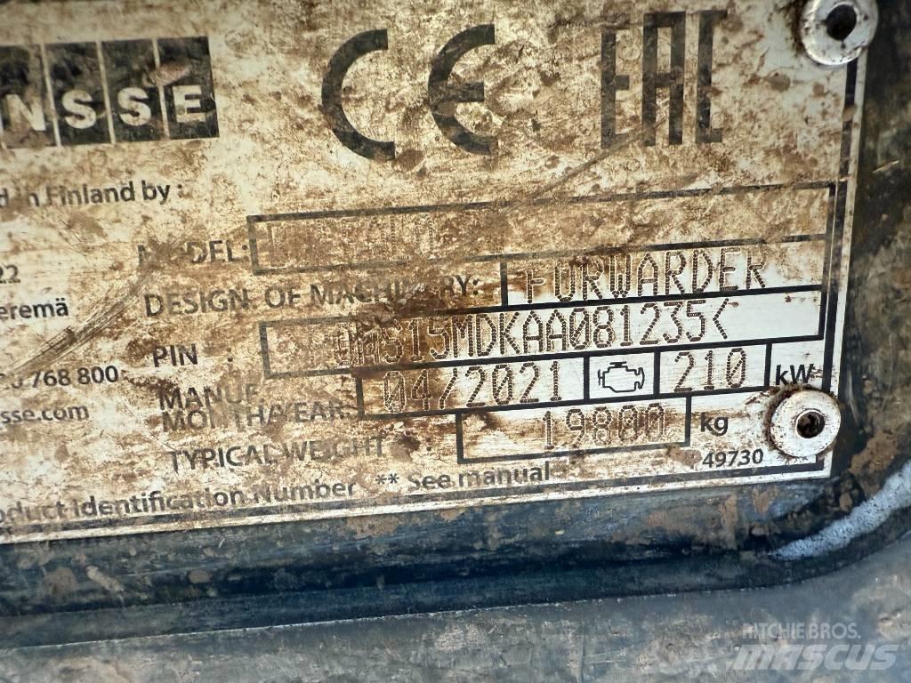 Ponsse BUFFALO 8W Μεταφορείς ξυλείας