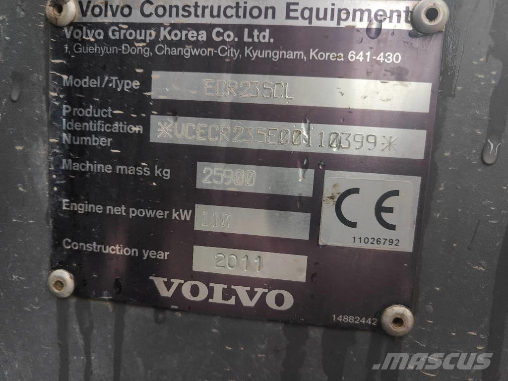 Volvo ECR 235 C L Εκσκαφείς με ερπύστριες