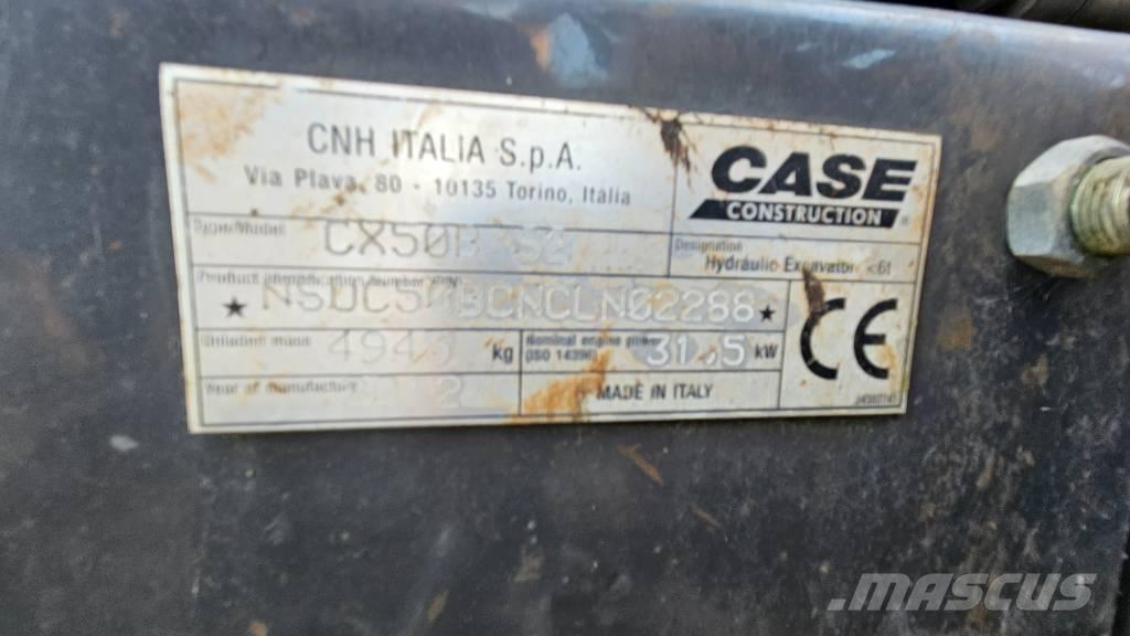 CASE CX50B Εκσκαφάκι (διαβολάκι) < 7t