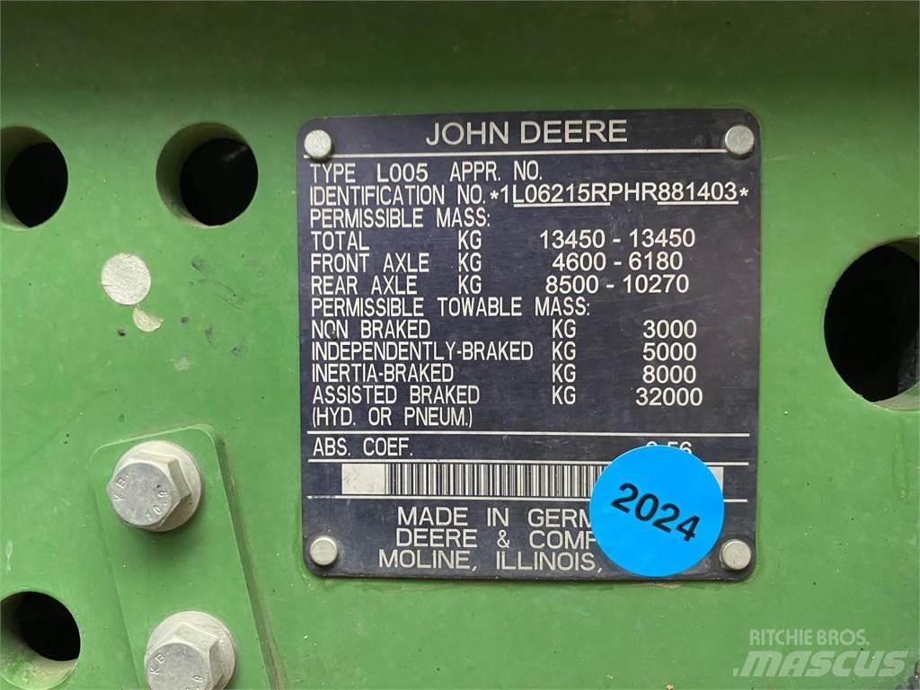 John Deere 6215R Τρακτέρ