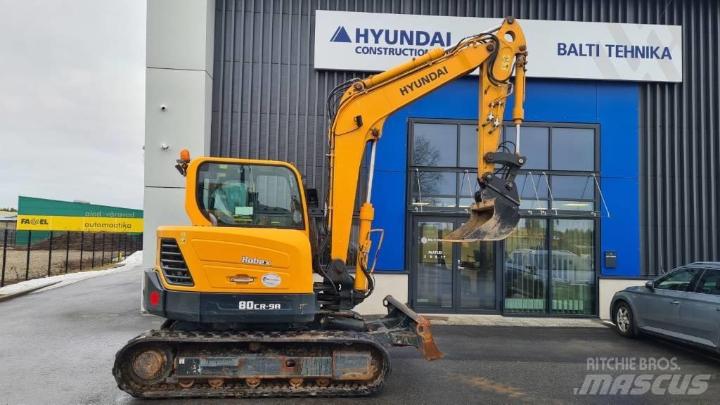 Hyundai R80CR-9A Μίνι εκσκαφείς 7t - 12t