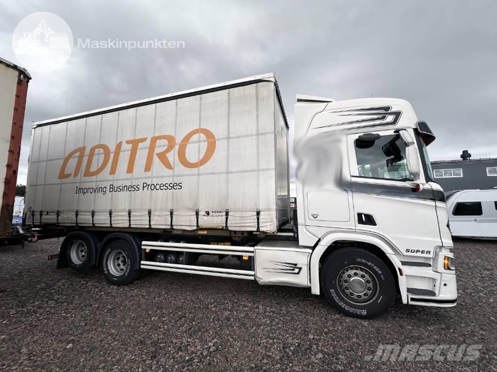 Scania R 580 Φορτηγά για εμπορευματοκιβώτια