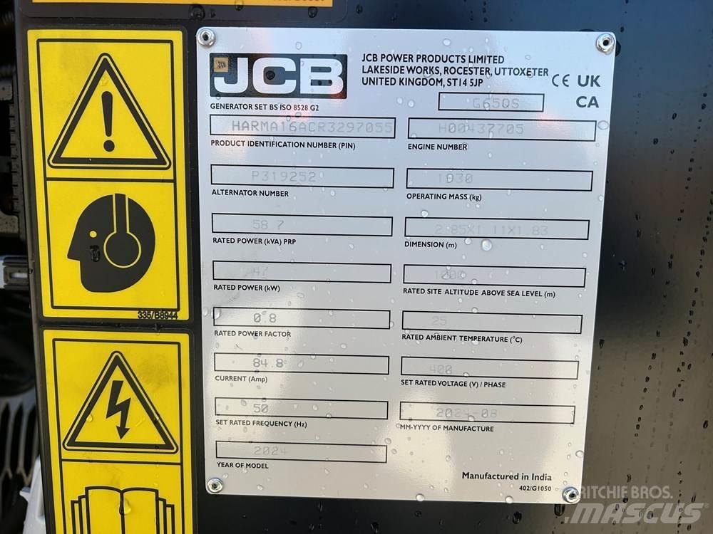 JCB G65QS Γεννήτριες ντίζελ