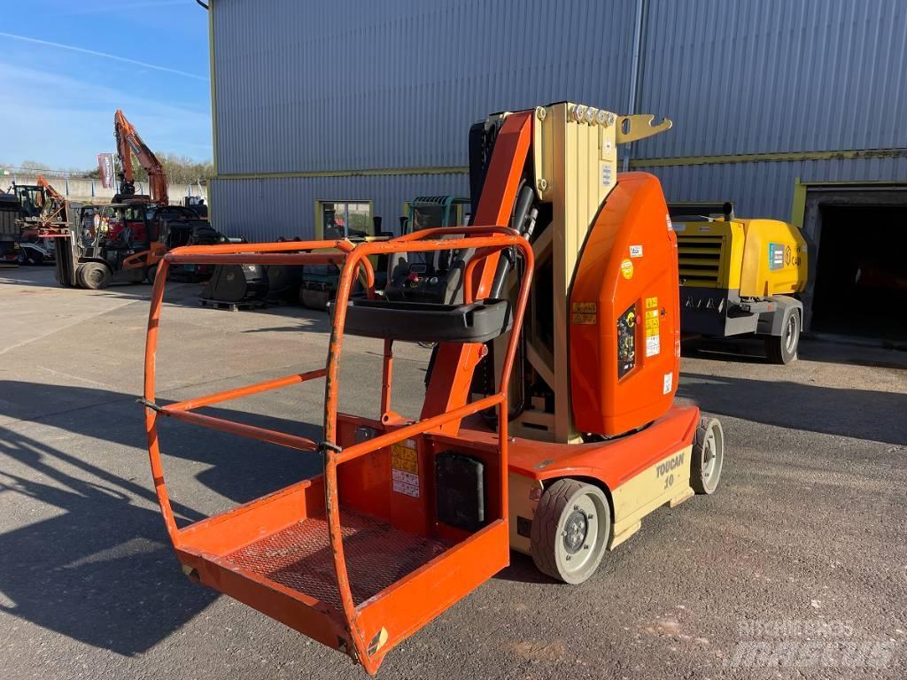 JLG Toucan 10 E Ανυψωτήρες με κατακόρυφους πυλώνες