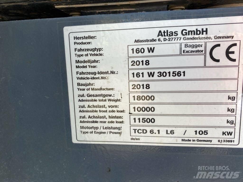  Altas 160 W Εκσκαφείς με τροχούς - λάστιχα