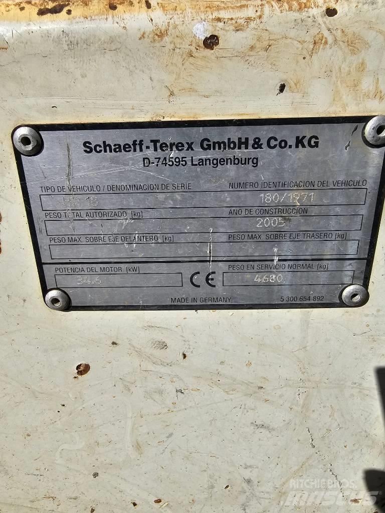 Terex HR 18 Εκσκαφάκι (διαβολάκι) < 7t