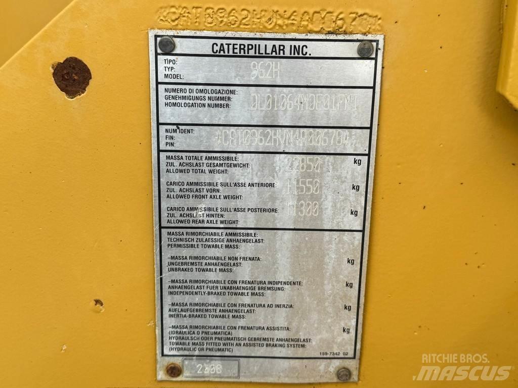 CAT 962H Φορτωτές με λάστιχα (Τροχοφόροι)