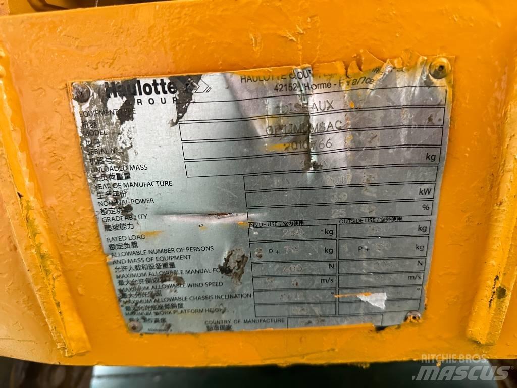Haulotte OPTIMUM 8 Ανυψωτήρες ψαλιδωτής άρθρωσης