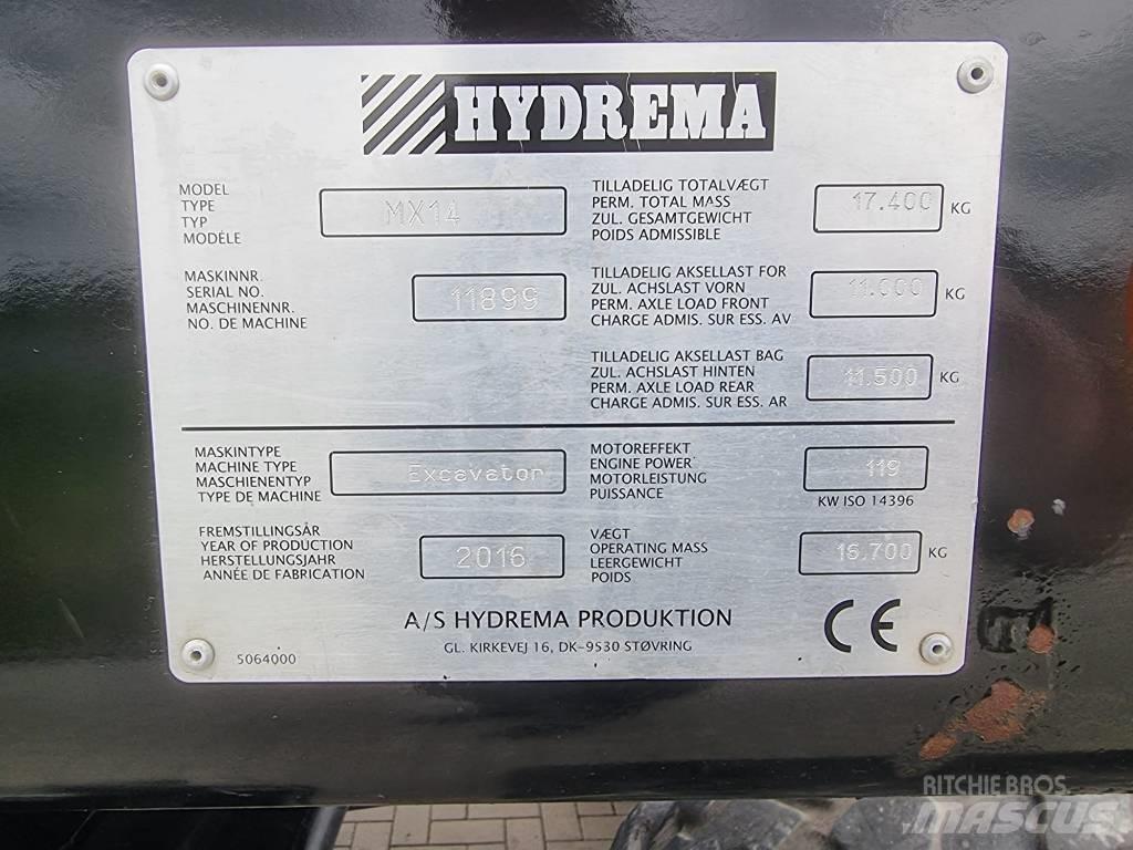 Hydrema MX 14 Εκσκαφείς με τροχούς - λάστιχα