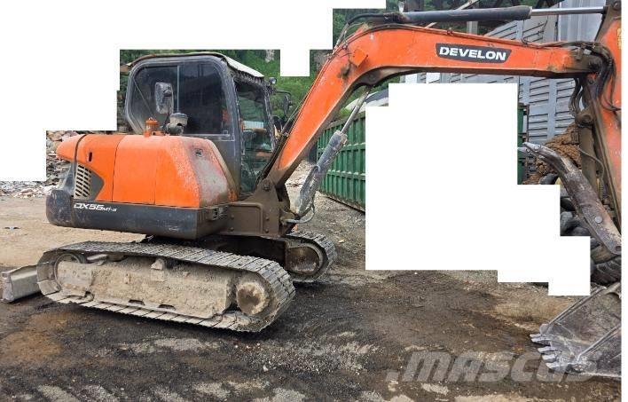 Doosan DX55 Εκσκαφάκι (διαβολάκι) < 7t