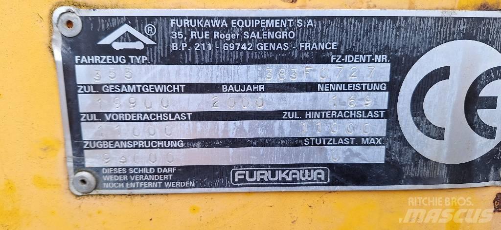 Furukawa 355 Άξονες