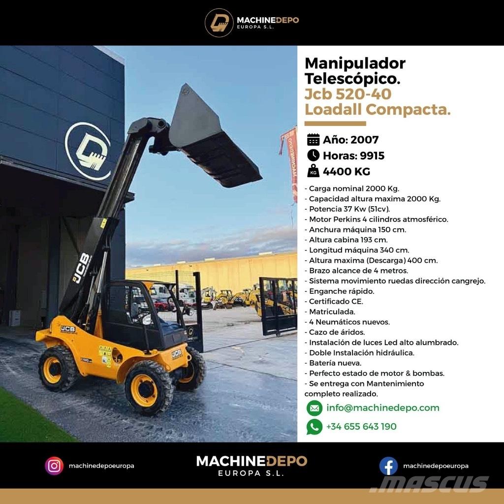 JCB 520-40 Τηλεσκοπικοί ανυψωτές