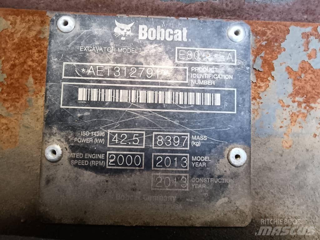 Bobcat E 80 EA Μίνι εκσκαφείς 7t - 12t