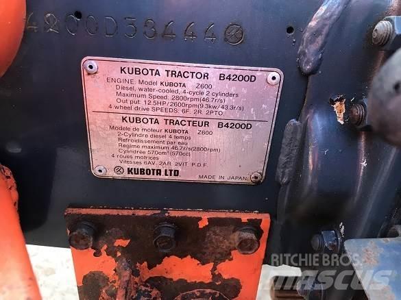 Kubota B4200 Εκσκαφείς Φορτωτές τύπου JCB