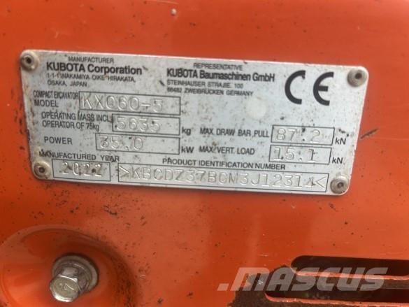 Kubota KX060 Κατασκευές - Άλλα