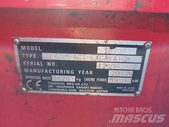 Takeuchi TB23R Κατασκευές - Άλλα