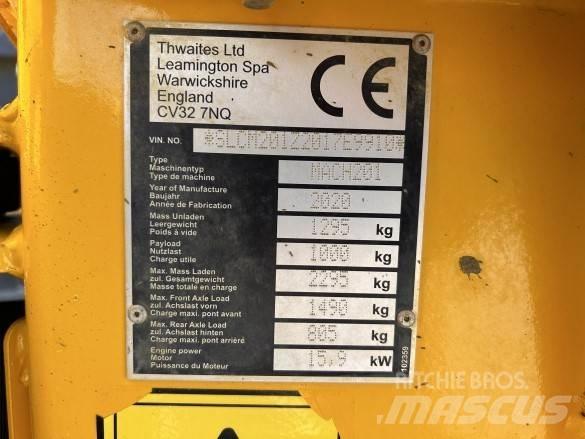 Thwaites MACH 201 Κατασκευές - Άλλα